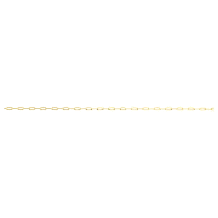 DIAMOND CUT PAPERCLIP CHAIN