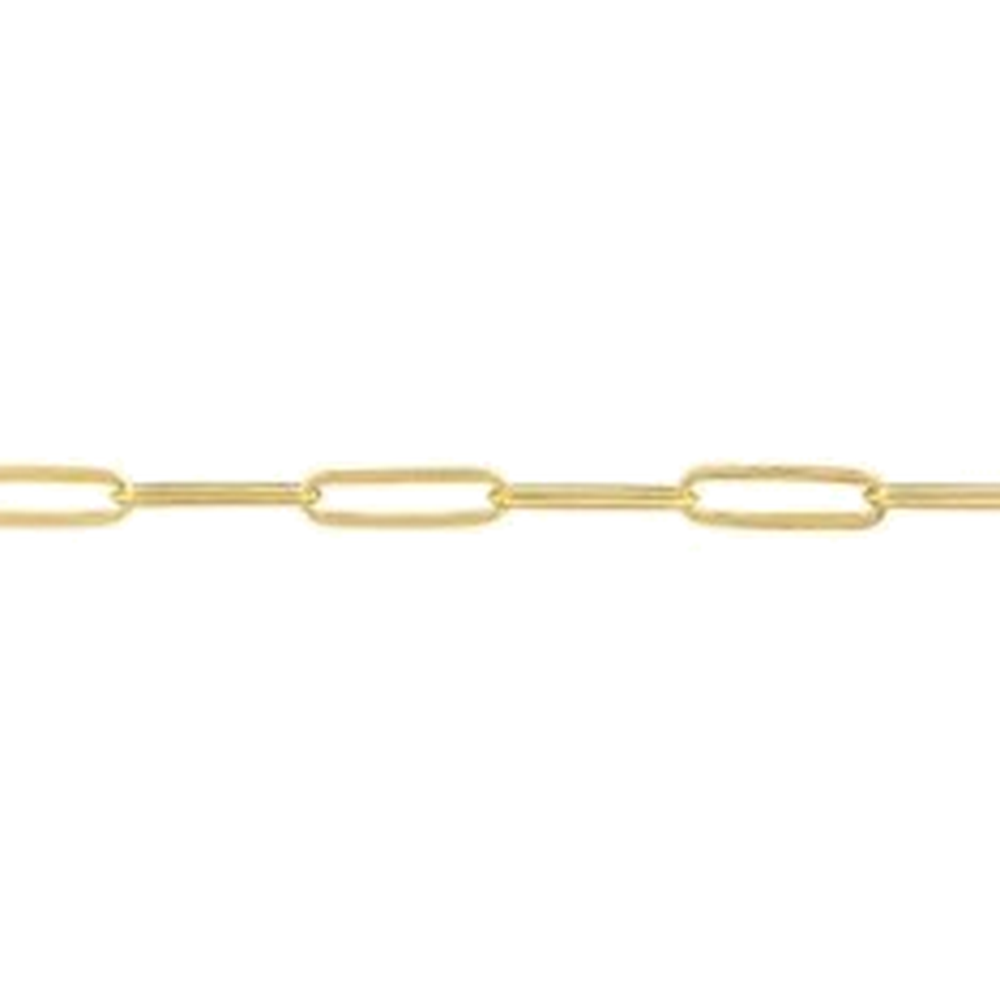 PAPERCLIP DIAMOND CUT CHAIN