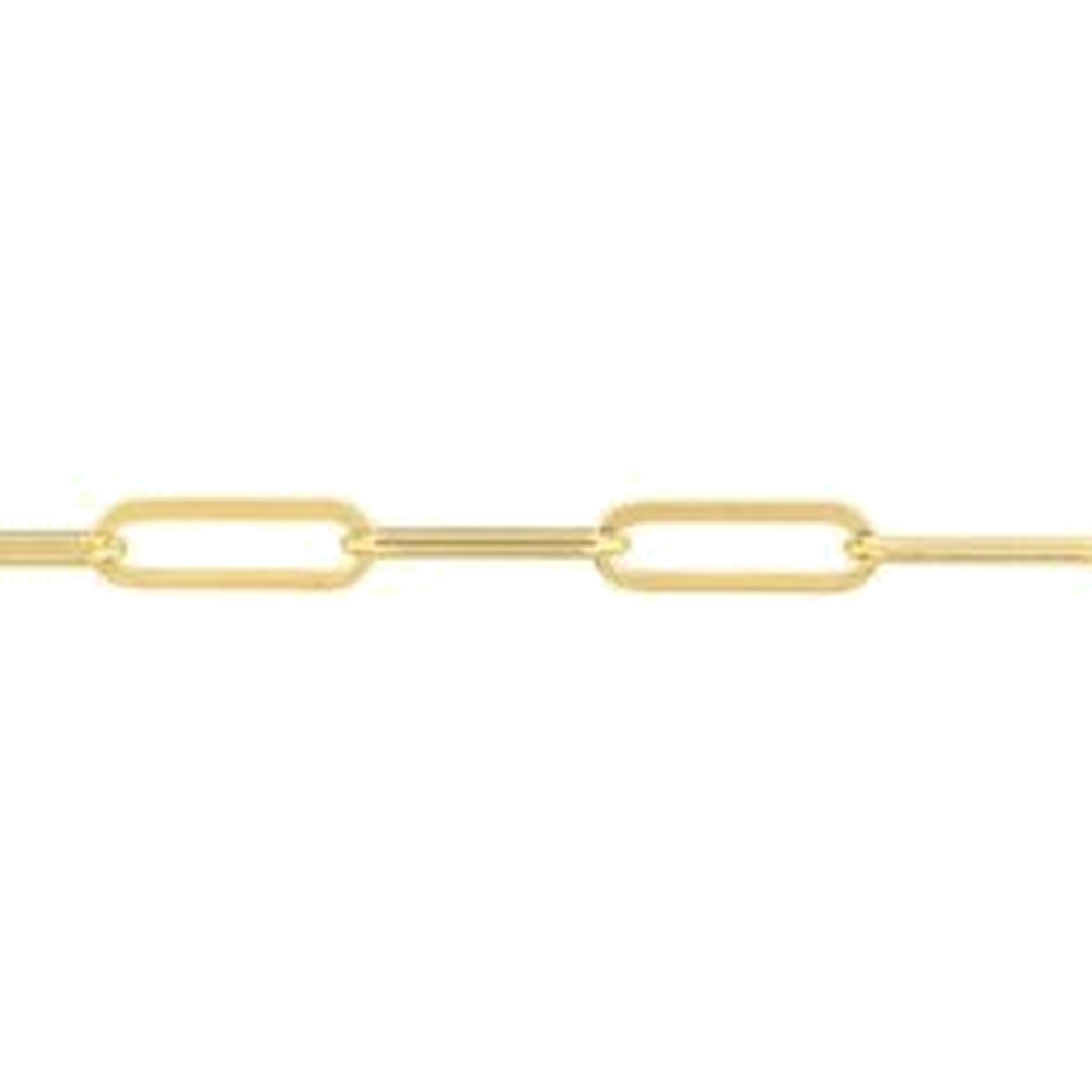 PAPERCLIP DIAMOND CUT CHAIN