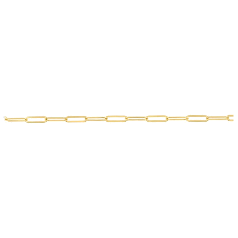 PAPERCLIP DIAMOND CUT CHAIN
