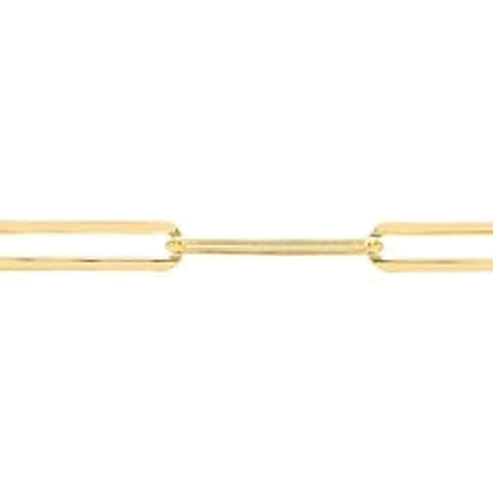 PAPERCLIP DIAMOND CUT CHAIN