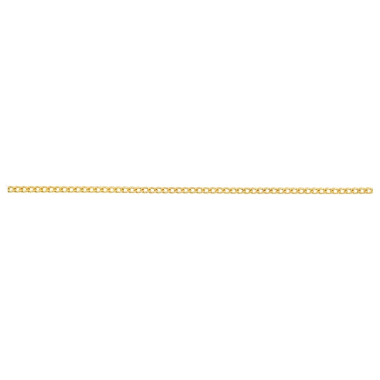 DIAMOND CUT HOLLOW CURB CHAIN