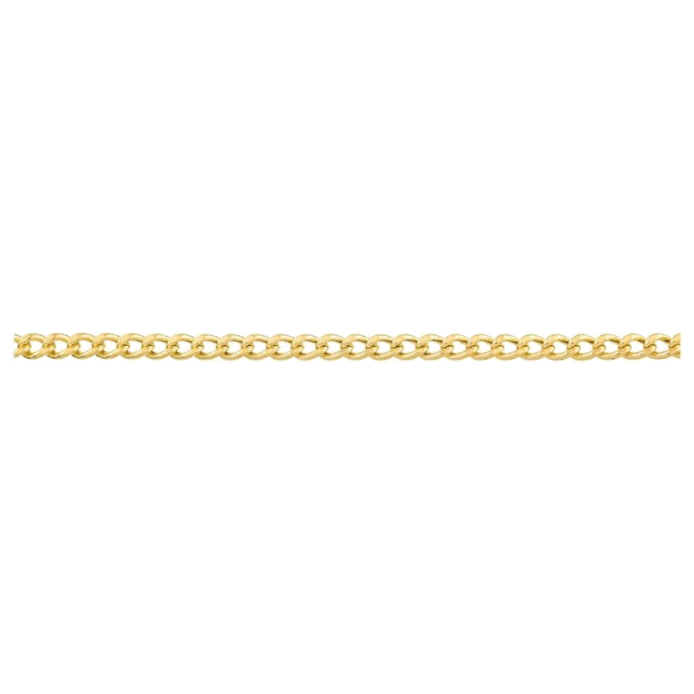 DIAMOND CUT HOLLOW CURB CHAIN