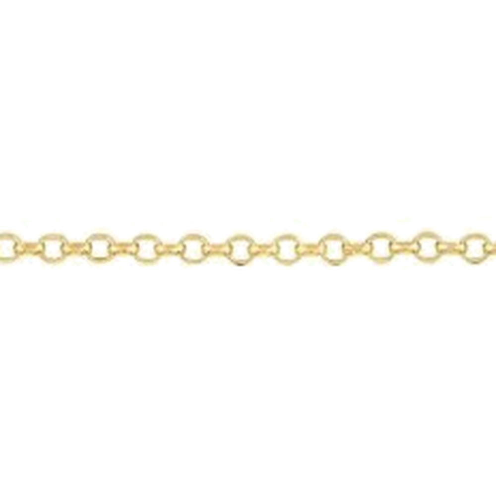 DIAMOND CUT HOLLOW ROLO CHAIN