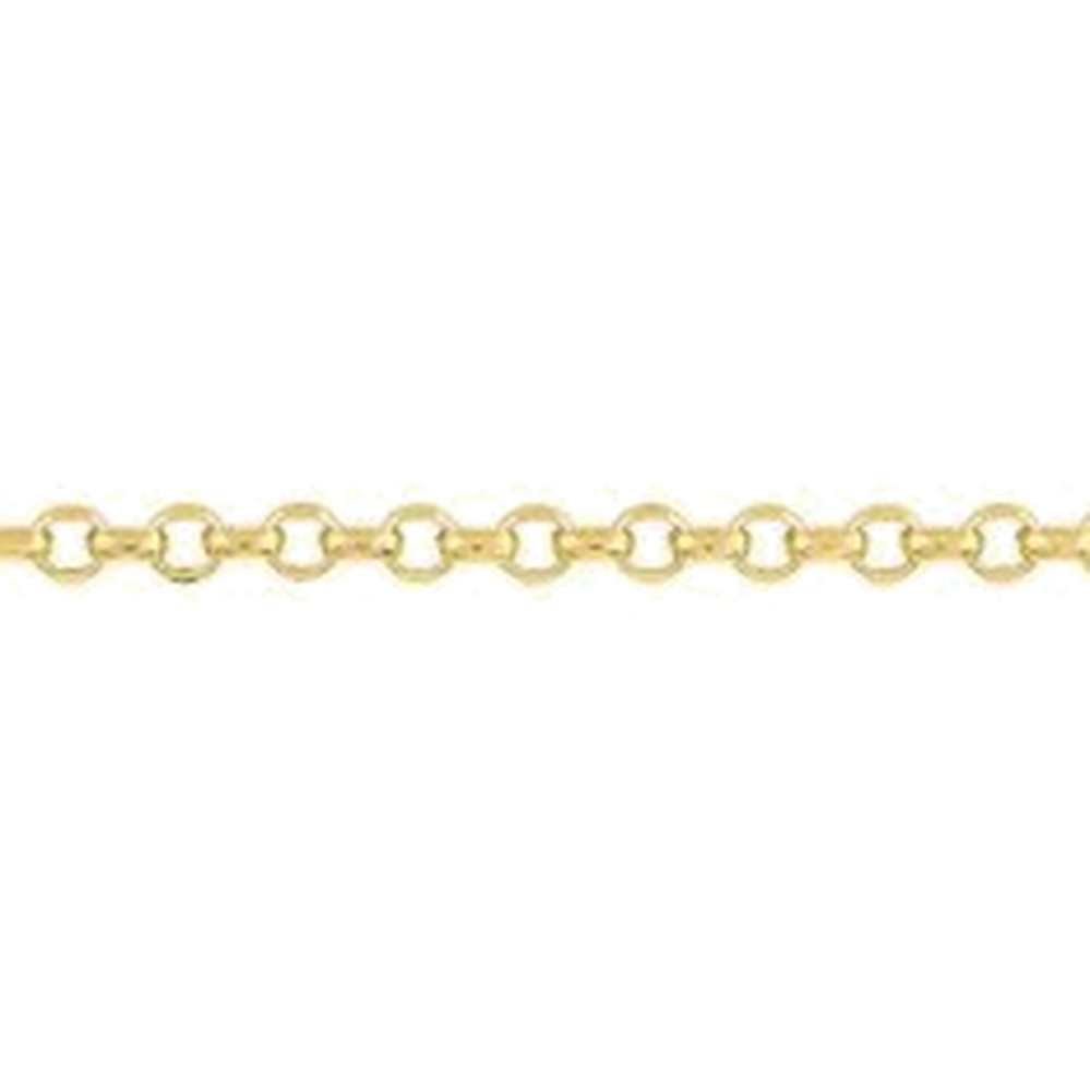 DIAMOND CUT HOLLOW ROLO CHAIN