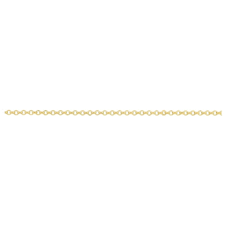 DIAMOND CUT HOLLOW ROLO CHAIN