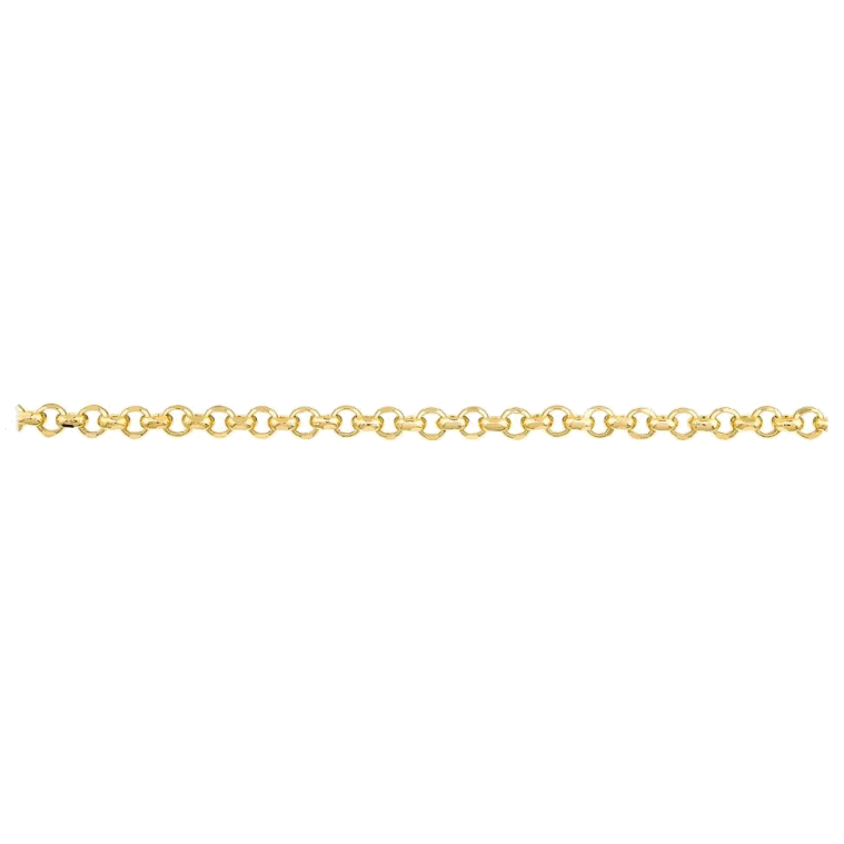 DIAMOND CUT HOLLOW ROLO CHAIN