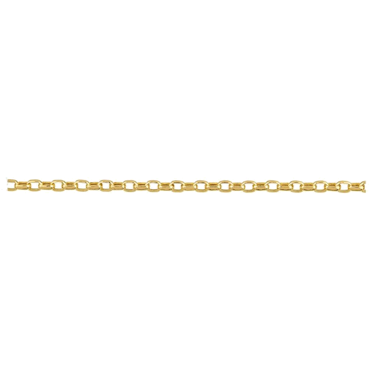 HOLLOW OVAL ROLO CHAIN