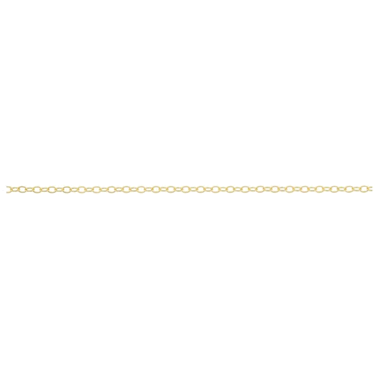 OVAL LINK DIAMOND CUT CHAIN