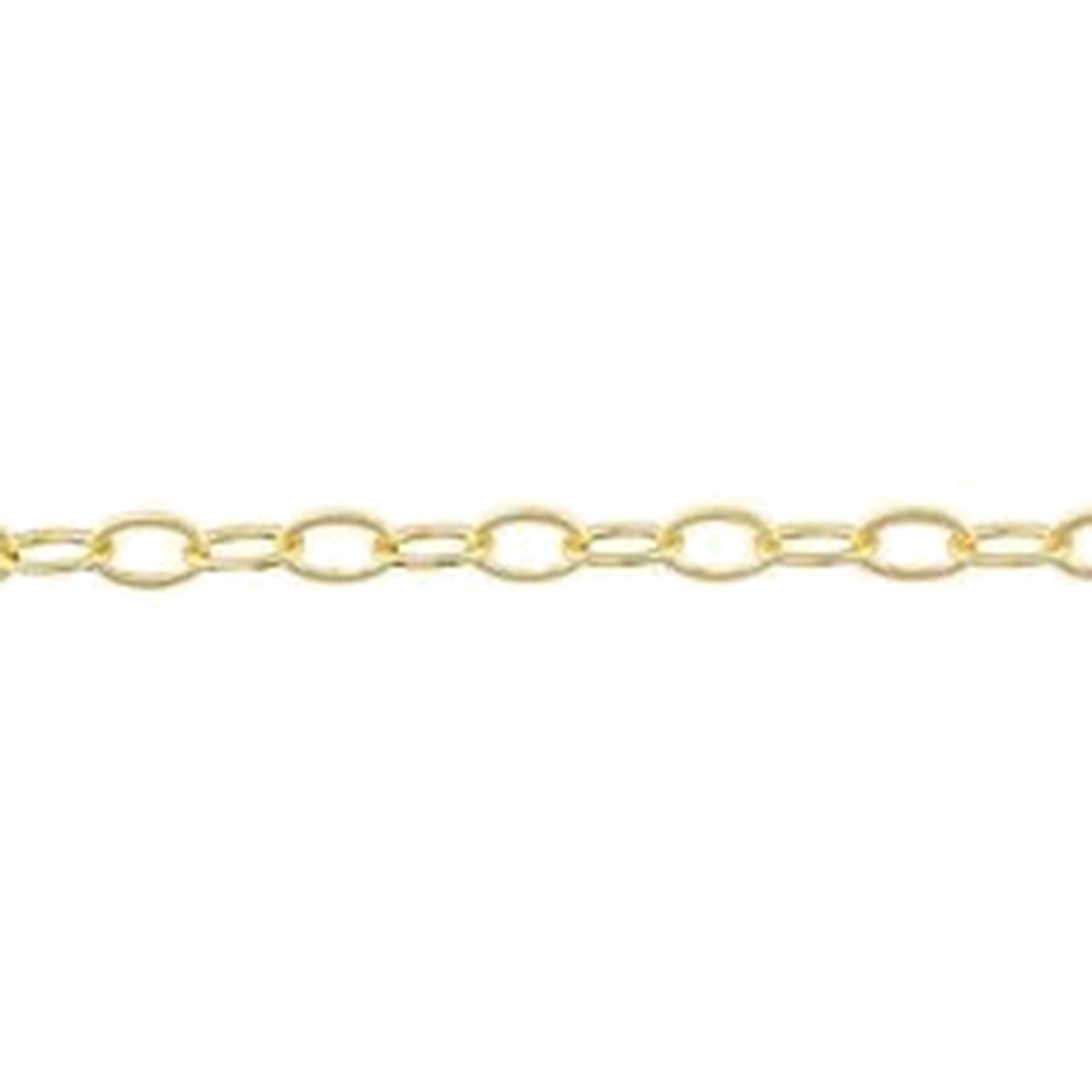 OVAL LINK DIAMOND CUT CHAIN