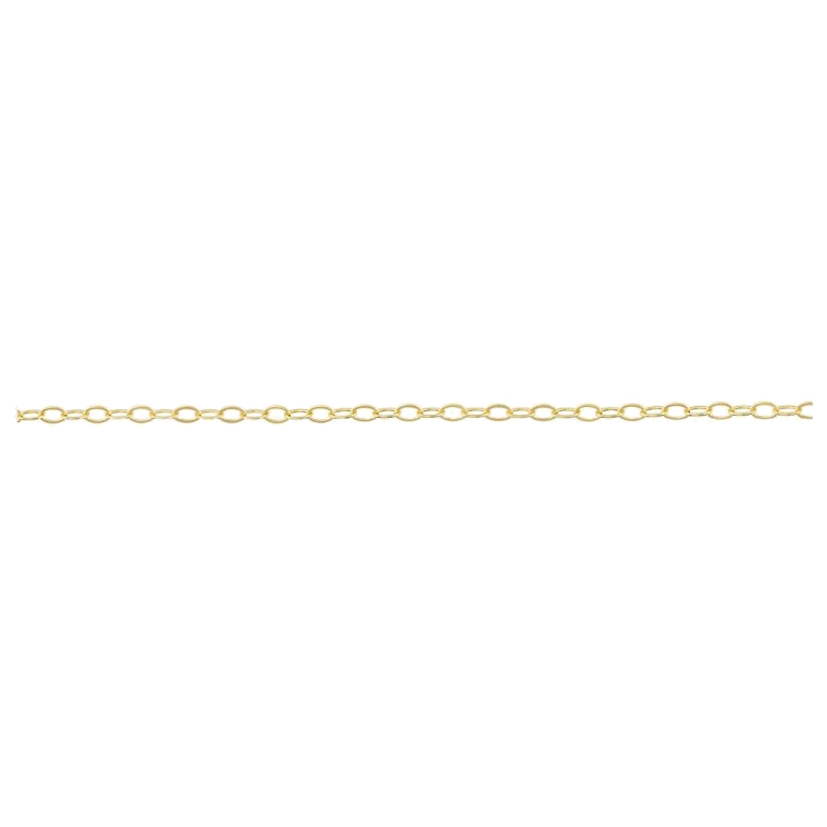 OVAL LINK DIAMOND CUT CHAIN
