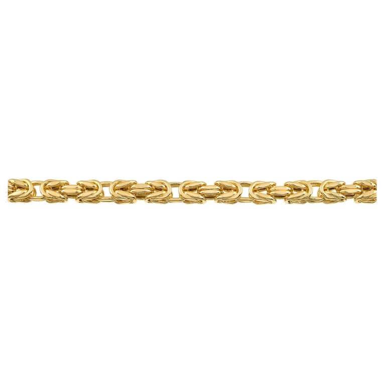 HOLLOW SQUARE BYZANTINE CHAIN